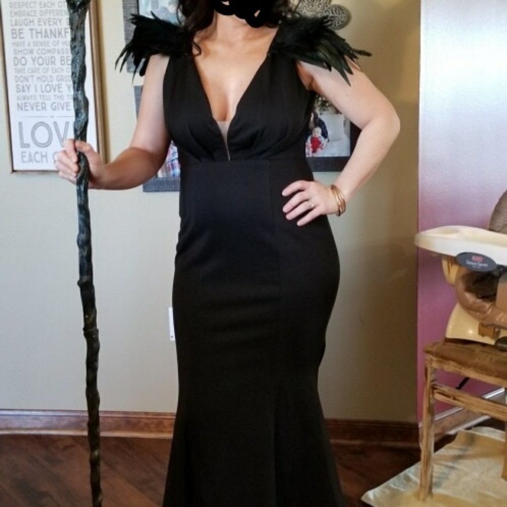 Lulu's Black formal mermaid dress
